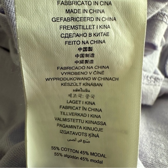 Michael Kors Light Purple Long Embellished Bell Sleeve Top Size Medium - Picture 5 of 5